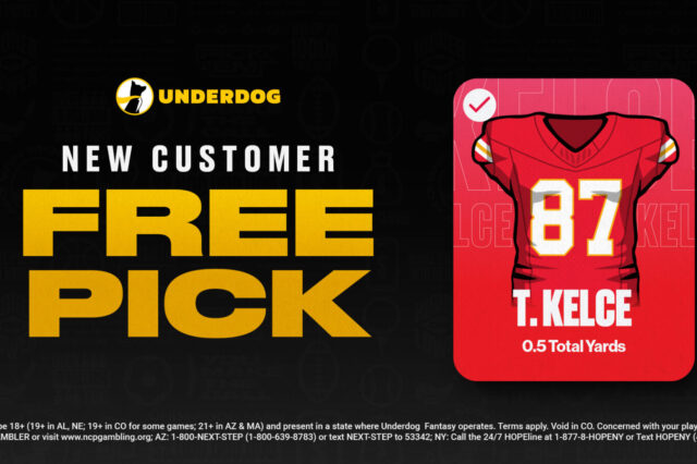 Underdog Promo Code for Travis Kelce Feb. 9, 2025 vs. Eagles