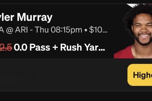 Underdog Promo on Kyler Murray 9-25-25