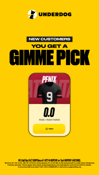Best Underdog Promo Code NFL week 7